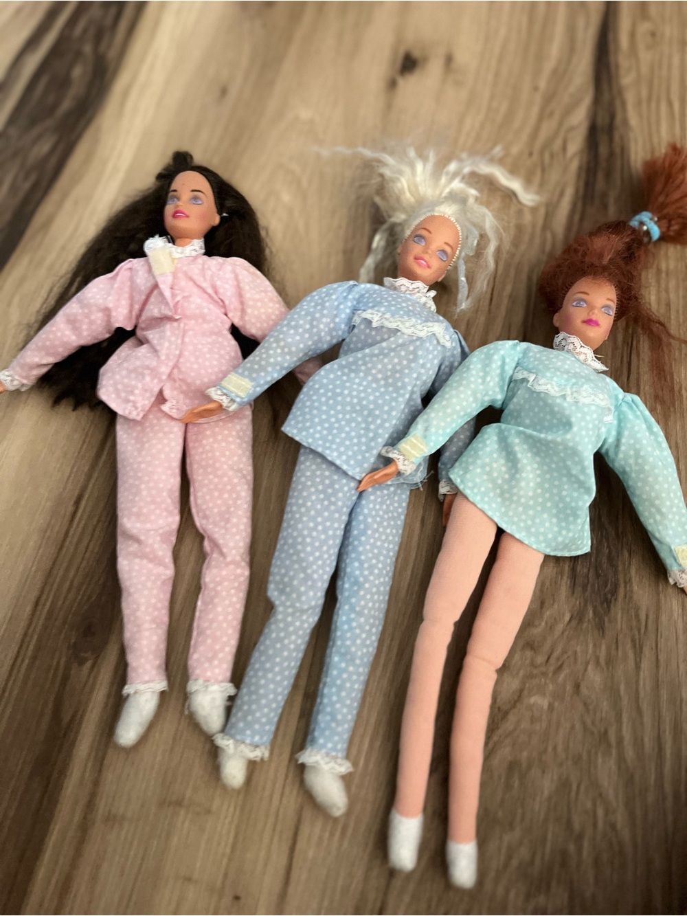 Barbie Teresa Midge Soft Bodied Slumber Party 1994 Doll 13235 13236 Pajama Lot o